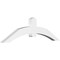 Ekena Millwork Archdale Architectural Grade PVC Gable Bracket, 72"W x 21"H x 4"D x 6"F, 7/12 Pitch GBP072X21X0406ARC00 - alternate 1